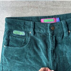 Empyre Green Baggy Corduroy Pant